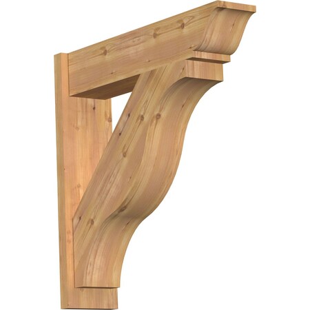 Ekena Millwork Funston Smooth Traditional Outlooker, Western Red Cedar, 7 1/2"W x 32"D x 32"H OUT08X32X32FST01SWR